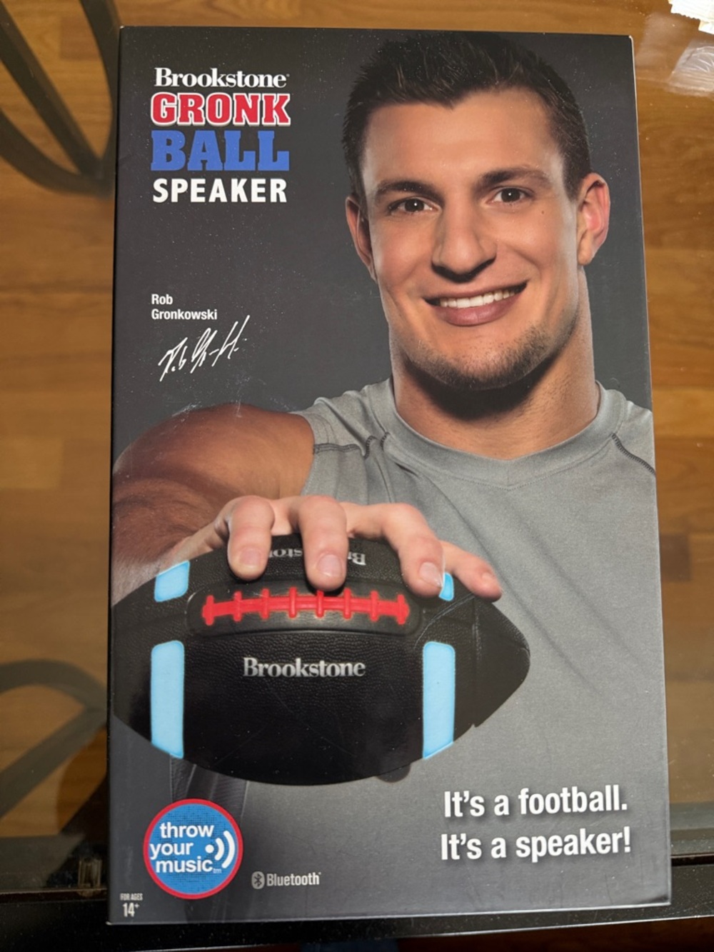 New Brookstone Gronk Football Speaker